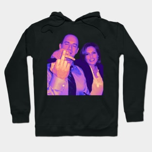 Vintage Elliot Stabler And Olivia Benson Hoodie